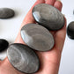 Silver Sheen Obsidian Palm Stone