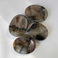 Smoky Quartz Golden Healer Pyrite Worry Stone