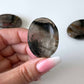 Smoky Quartz Golden Healer Pyrite Worry Stone