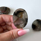 Smoky Quartz Golden Healer Pyrite Worry Stone