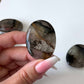 Smoky Quartz Golden Healer Pyrite Worry Stone