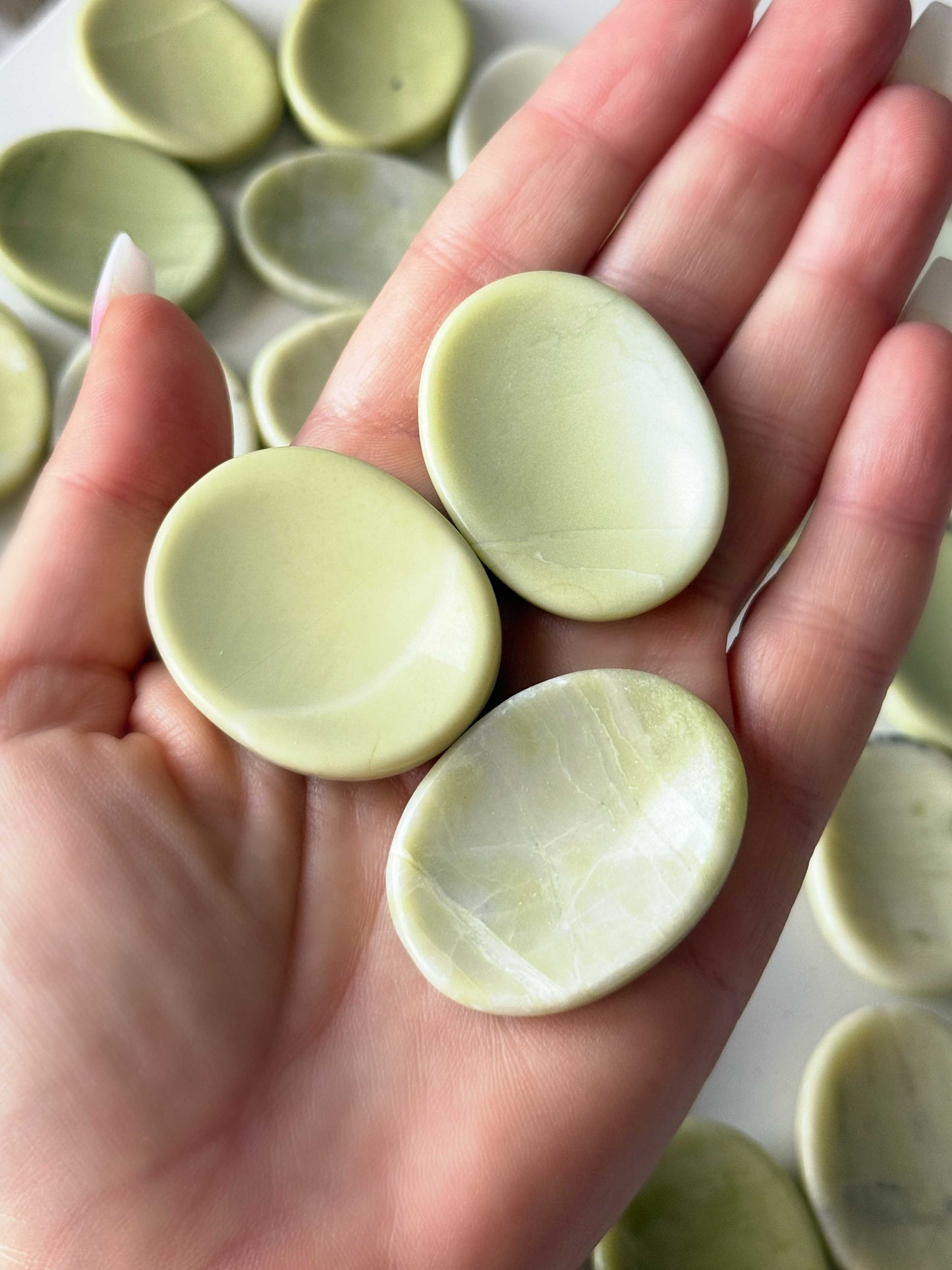 Smooth Serpentine Worry Stone