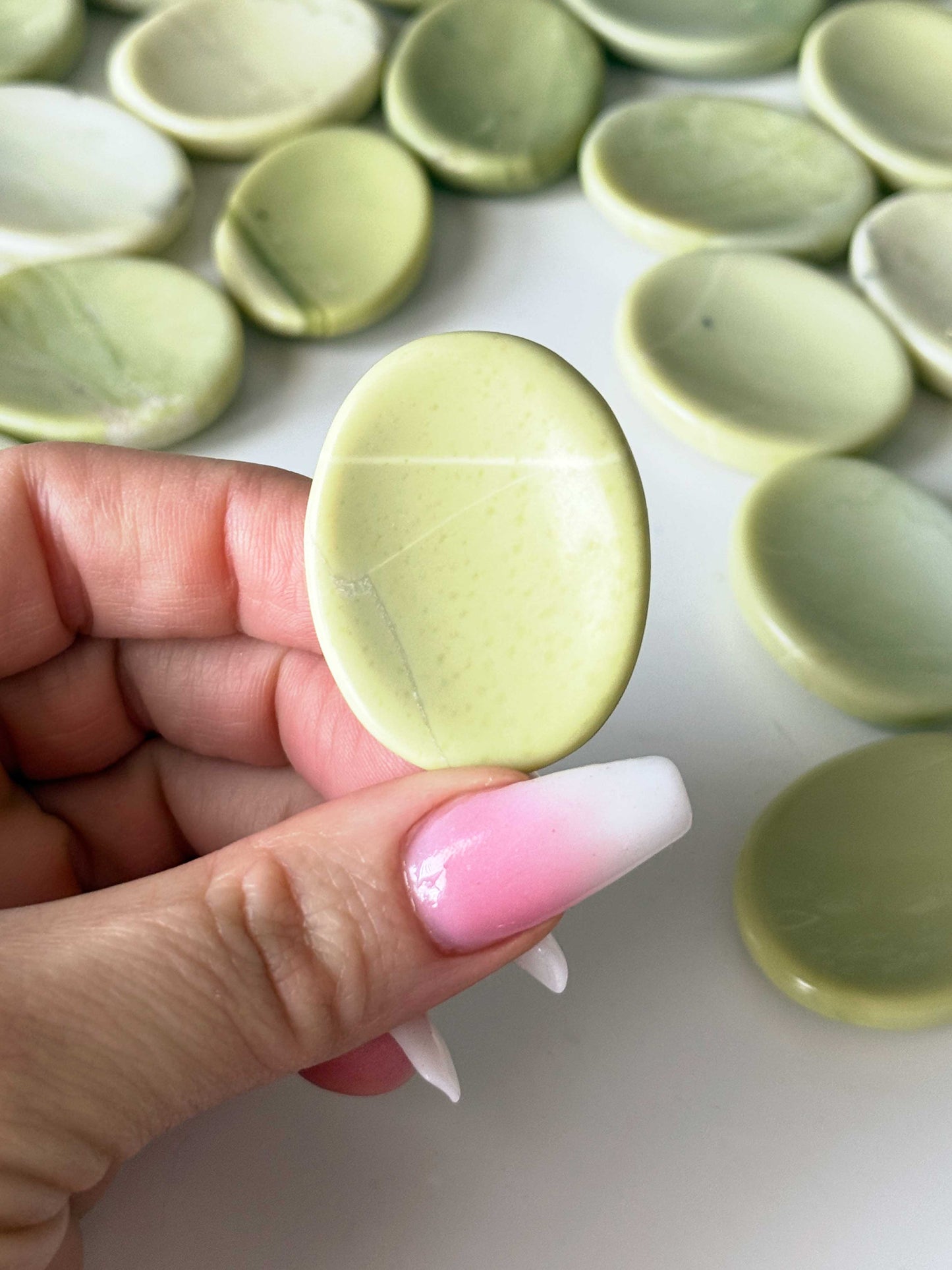 Smooth Serpentine Worry Stone