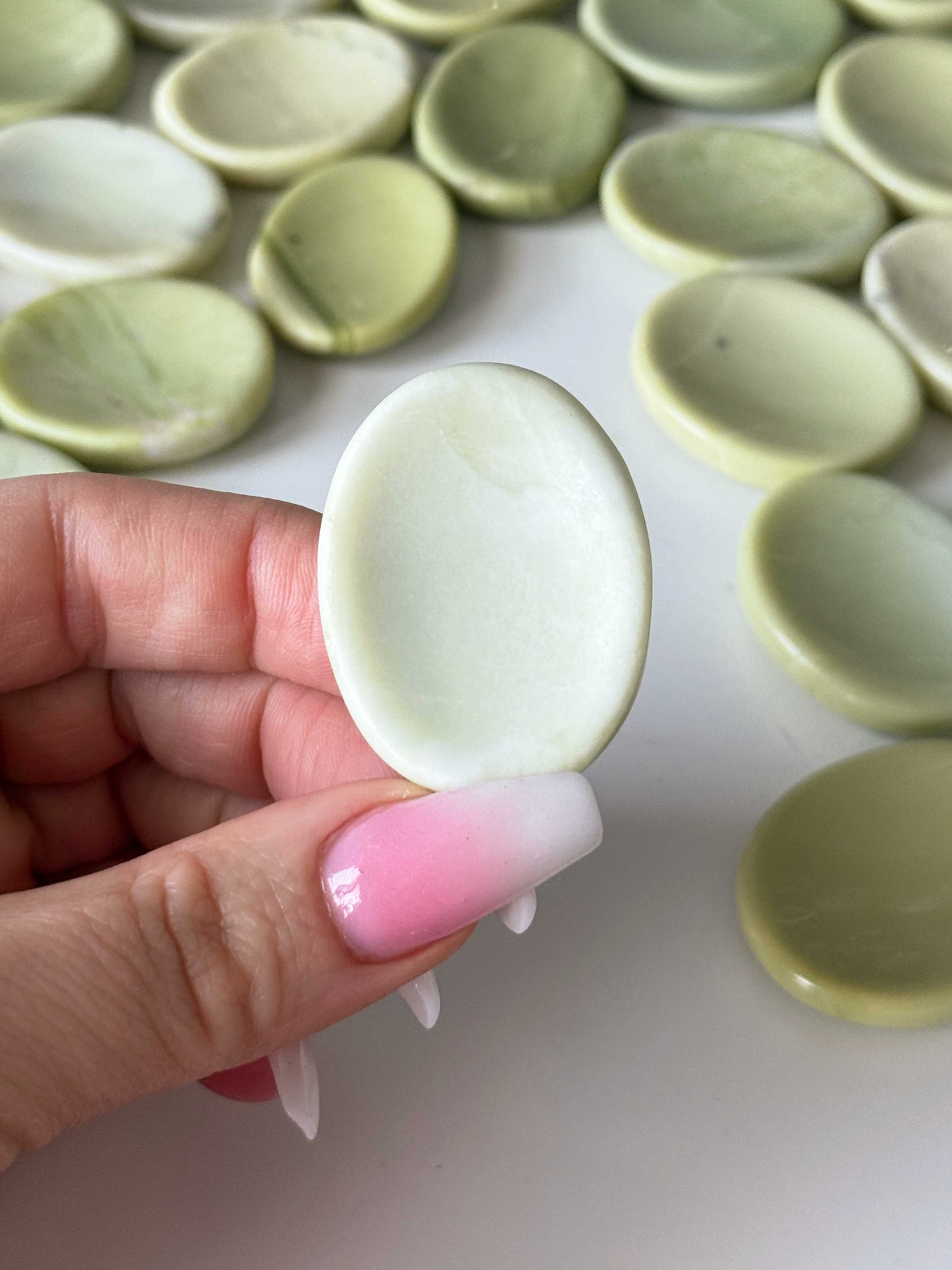 Smooth Serpentine Worry Stone