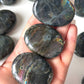 Spectrolite Labradorite Palm Stone