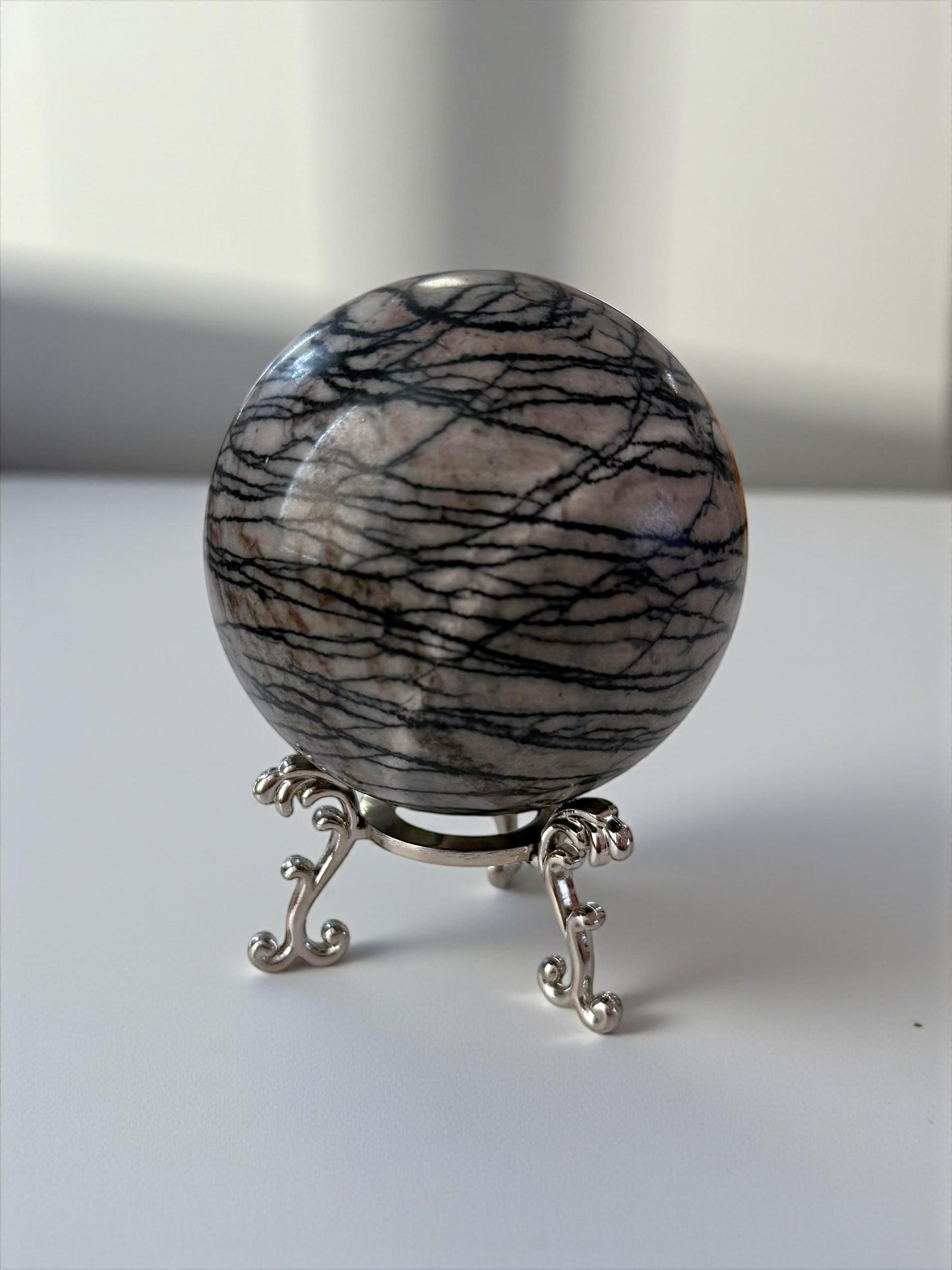 Spiderweb Jasper Sphere 70mm