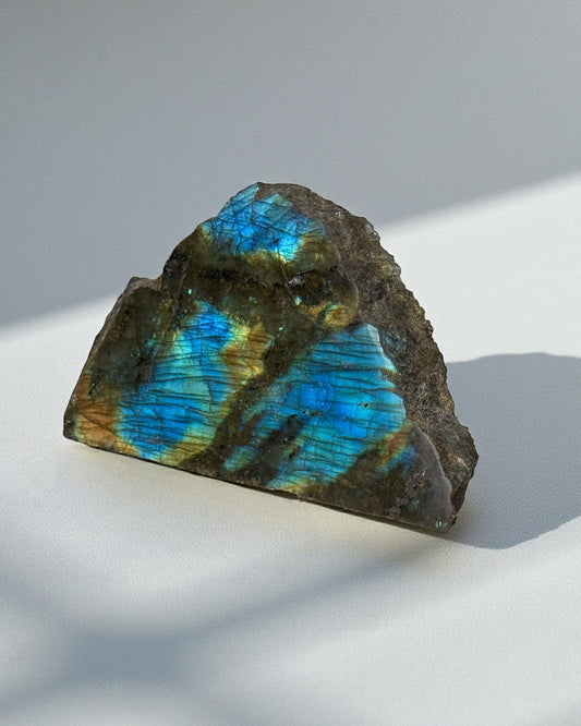 Labradorite Semi Polished Slab