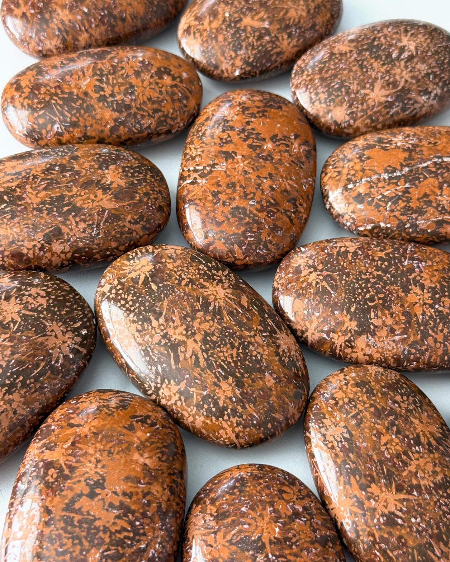 Starburst Jasper Palm Stone