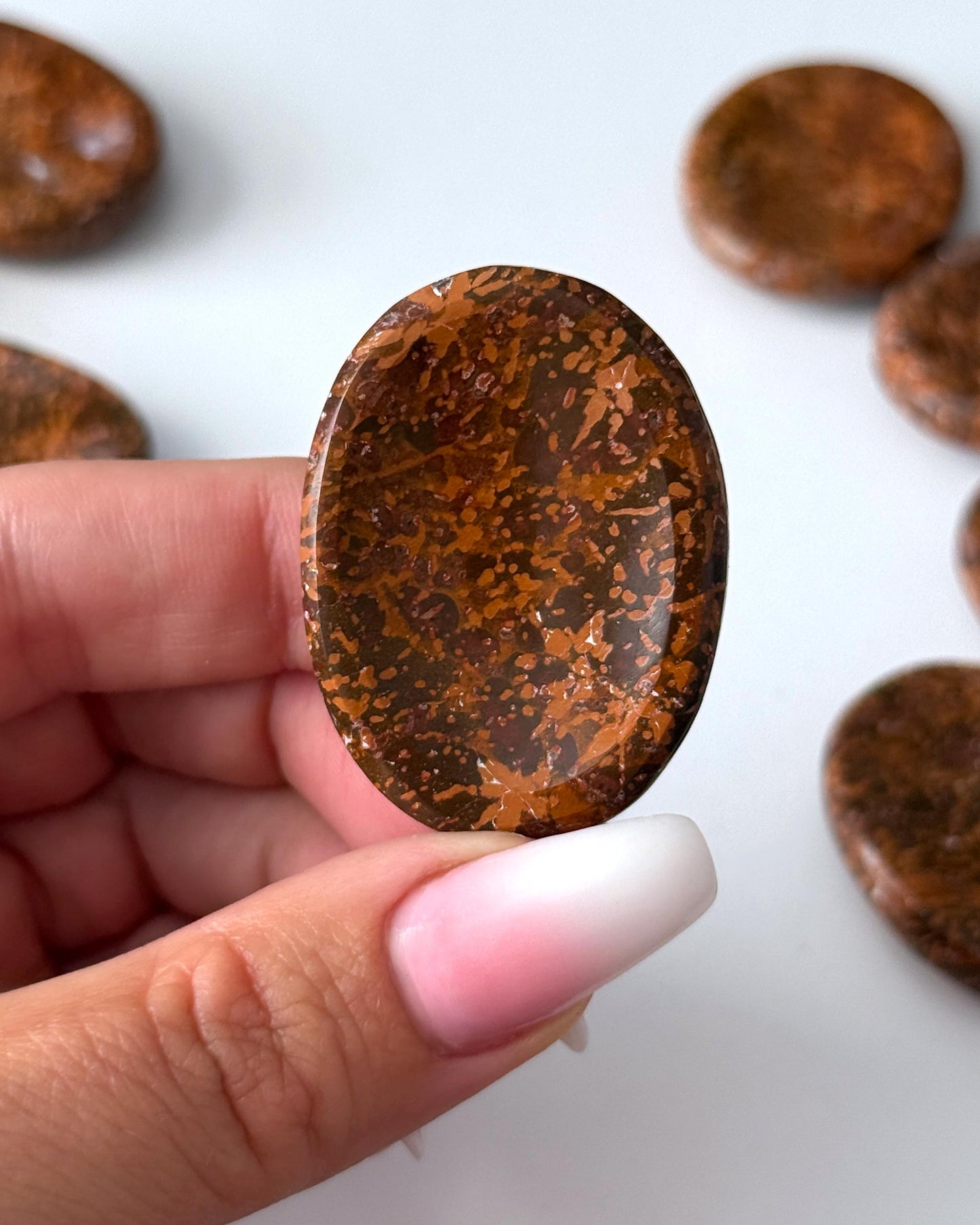 Starburst Jasper Worry Stone
