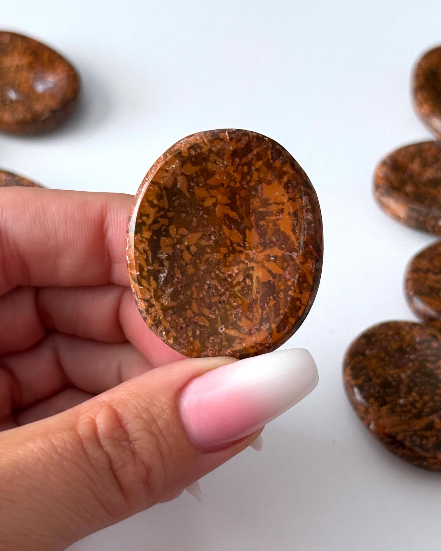 Starburst Jasper Worry Stone