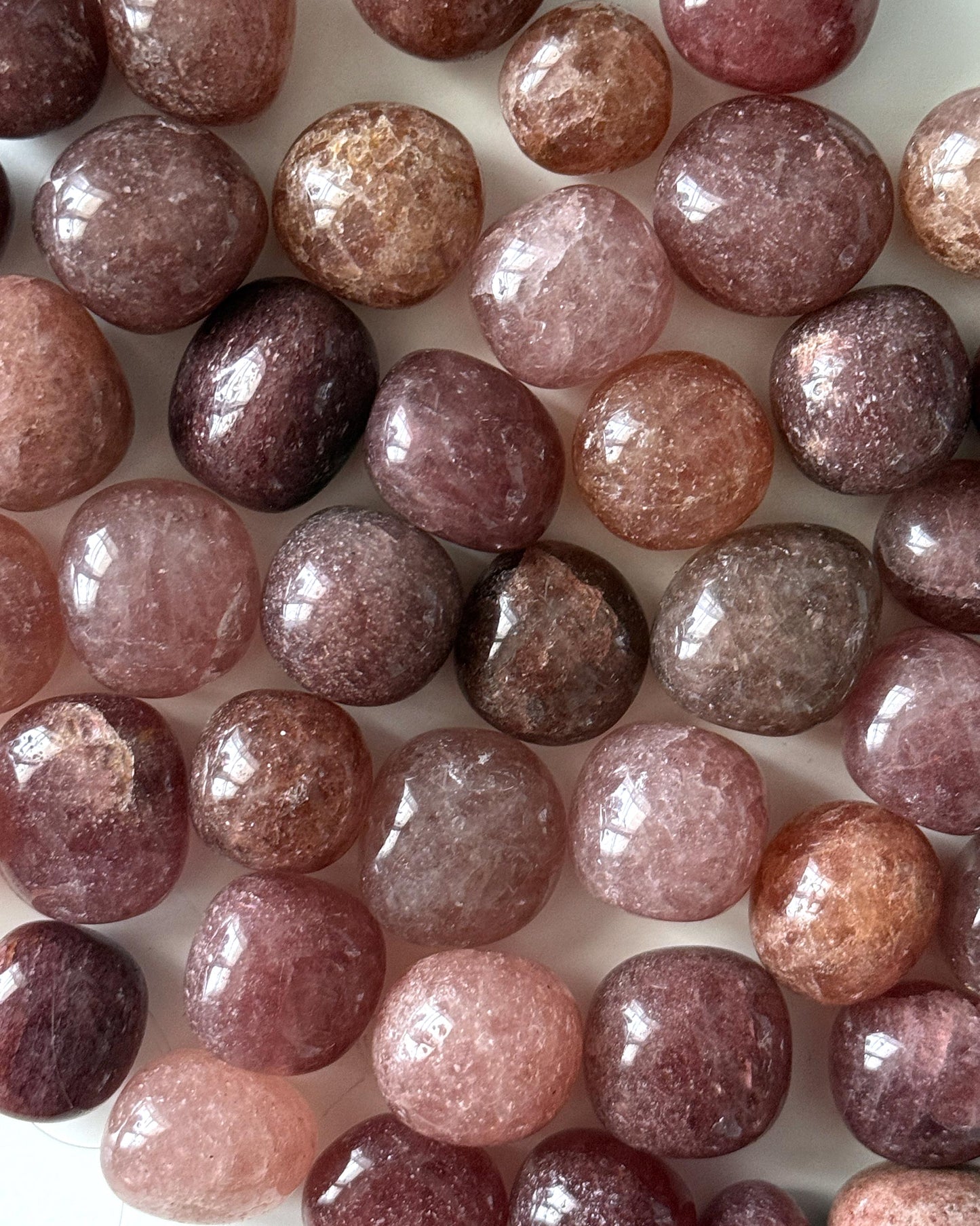 Strawberry Quartz Tumbled Stone