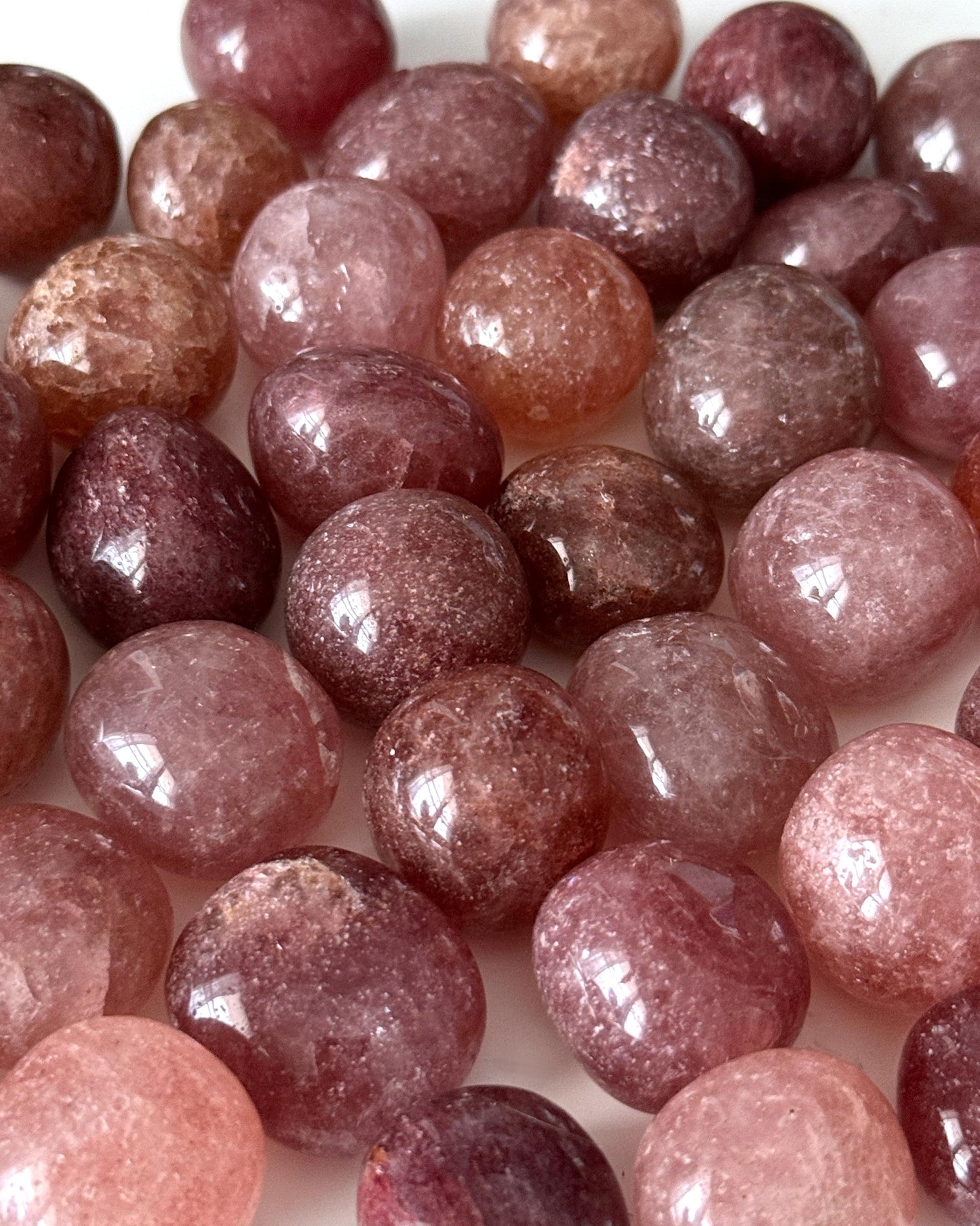 Strawberry Quartz Tumbled Stone