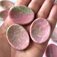 Thulite Quartz Worry Stone