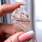 Tourmalinated Quartz Worry Stone