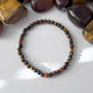 Tricolor Tigers Eye Bracelet 4mm