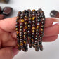 Tricolor Tigers Eye Bracelet 4mm