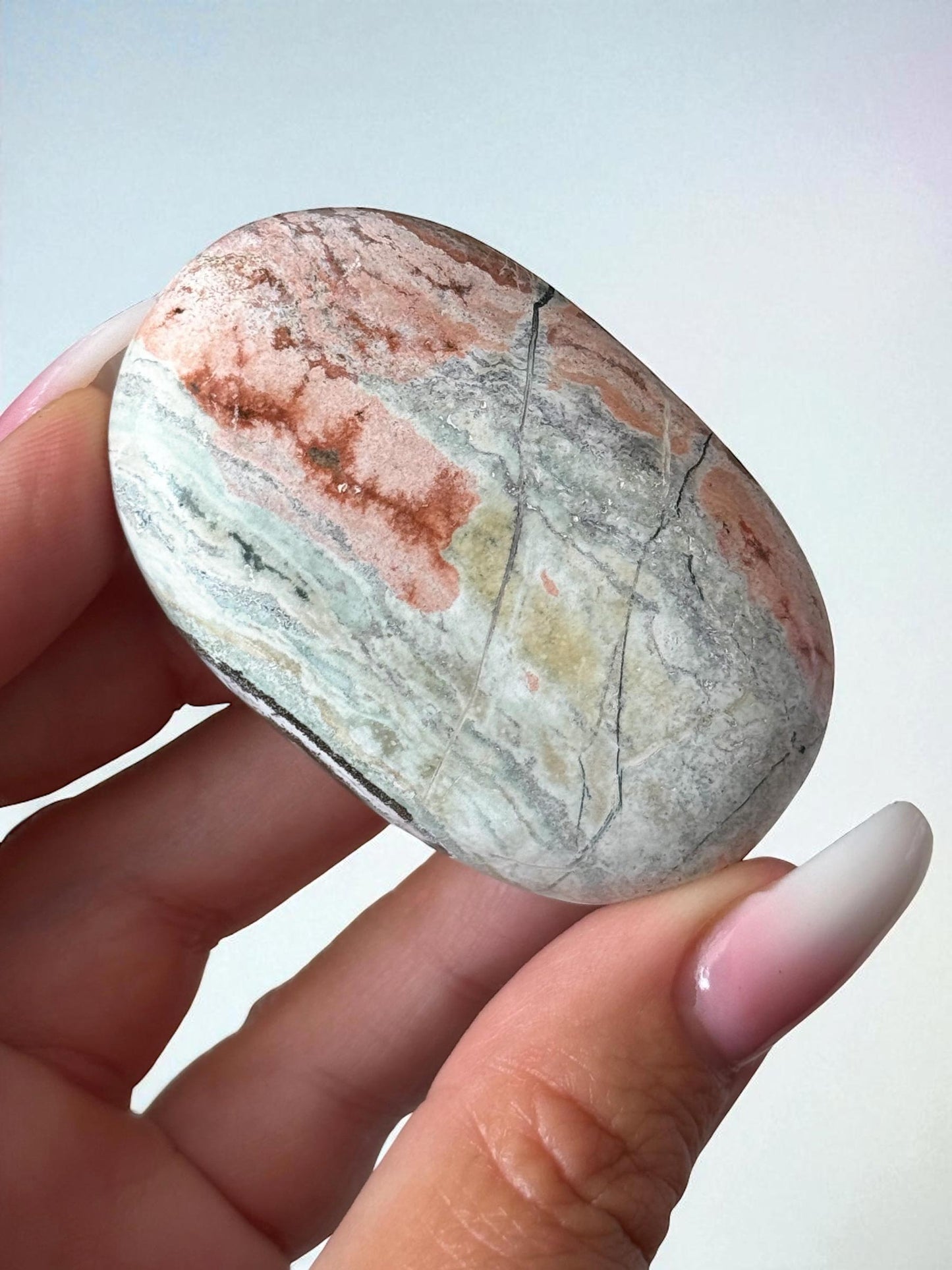 Unicorn Jasper Palm Stone