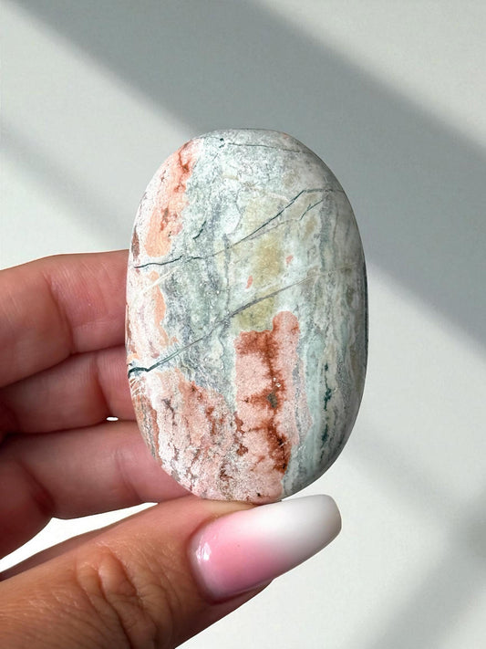 Unicorn Jasper Palm Stone