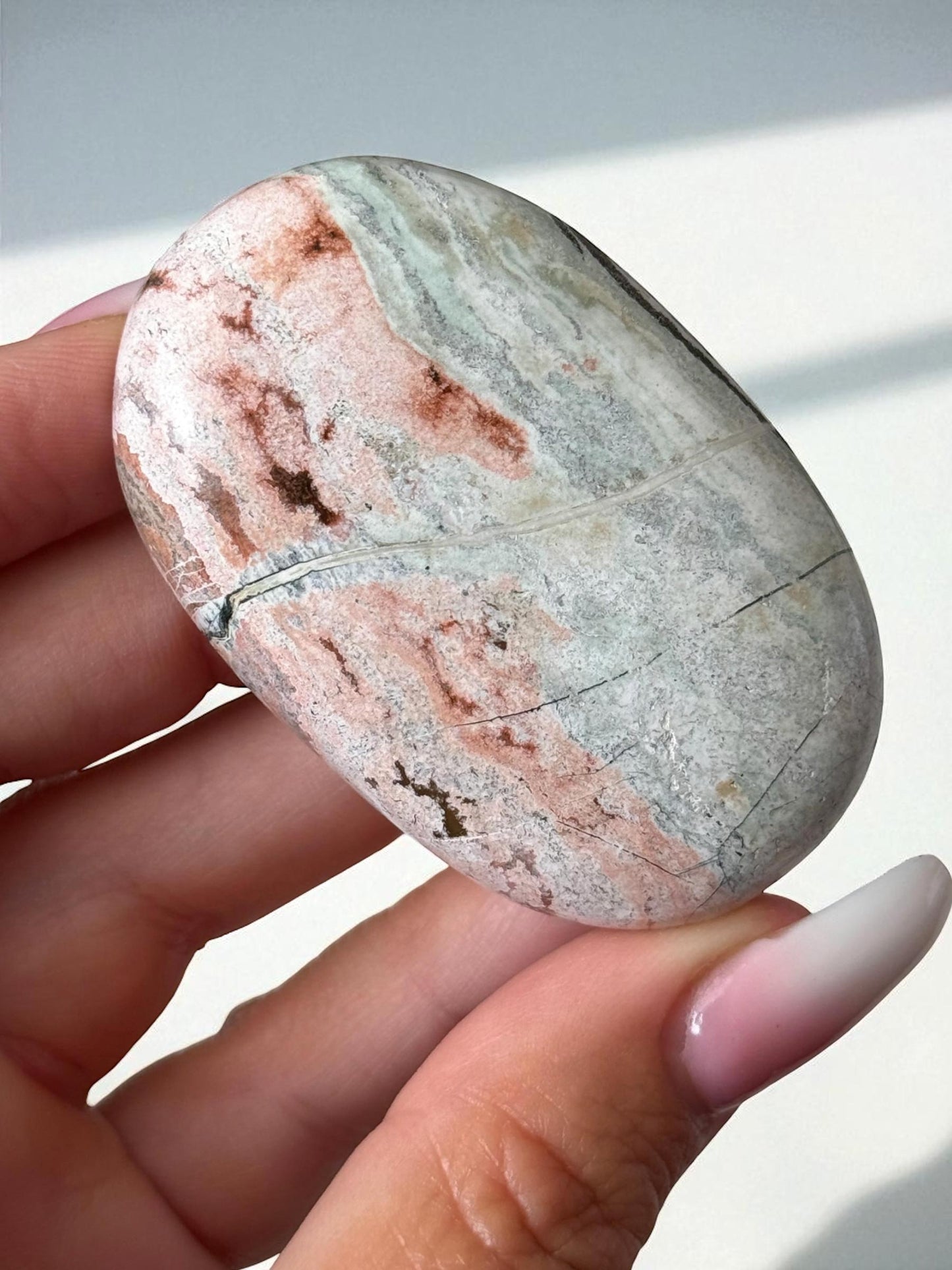 Unicorn Jasper Palm Stone
