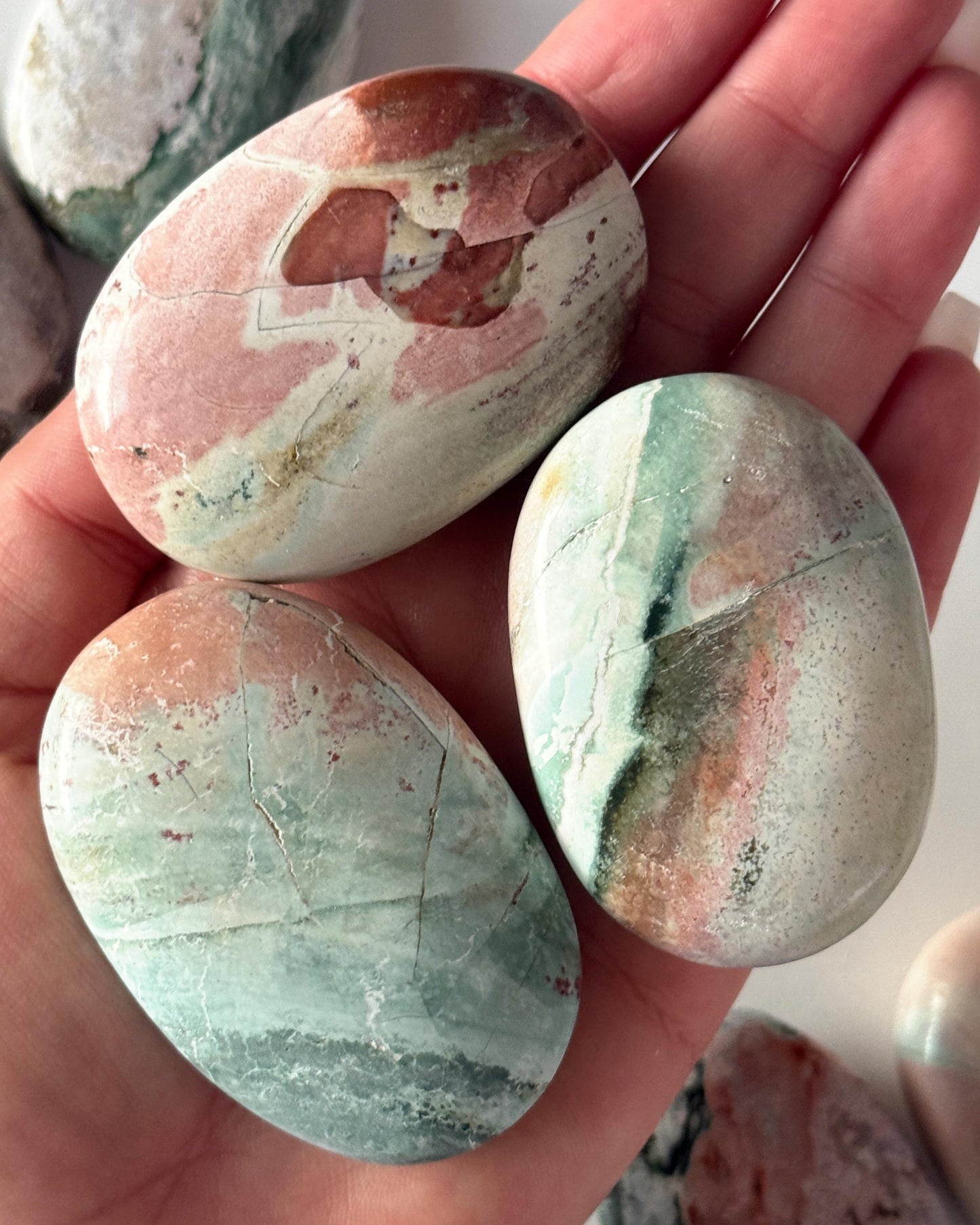 Unicorn Jasper Palm Stone