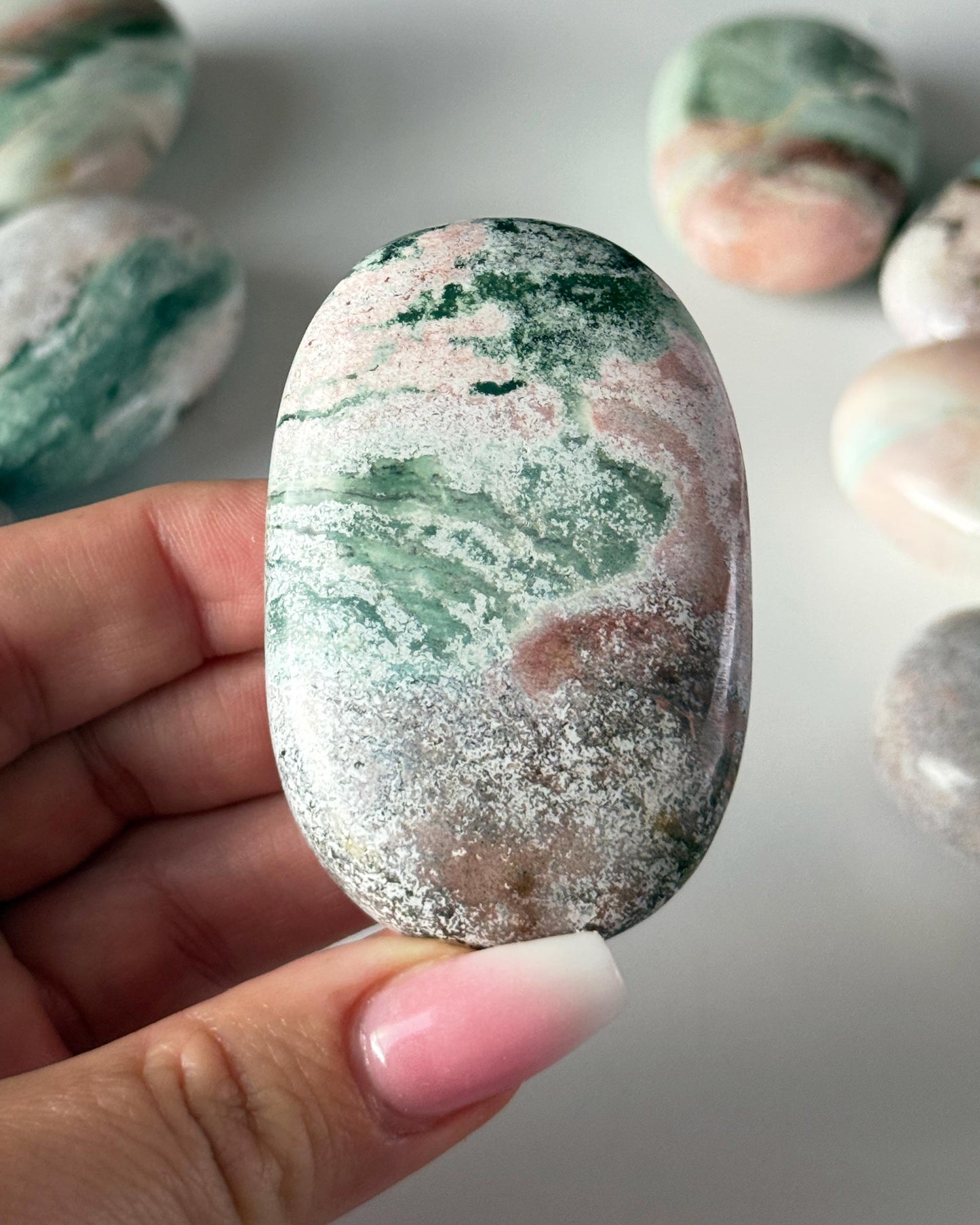 Unicorn Jasper Palm Stone