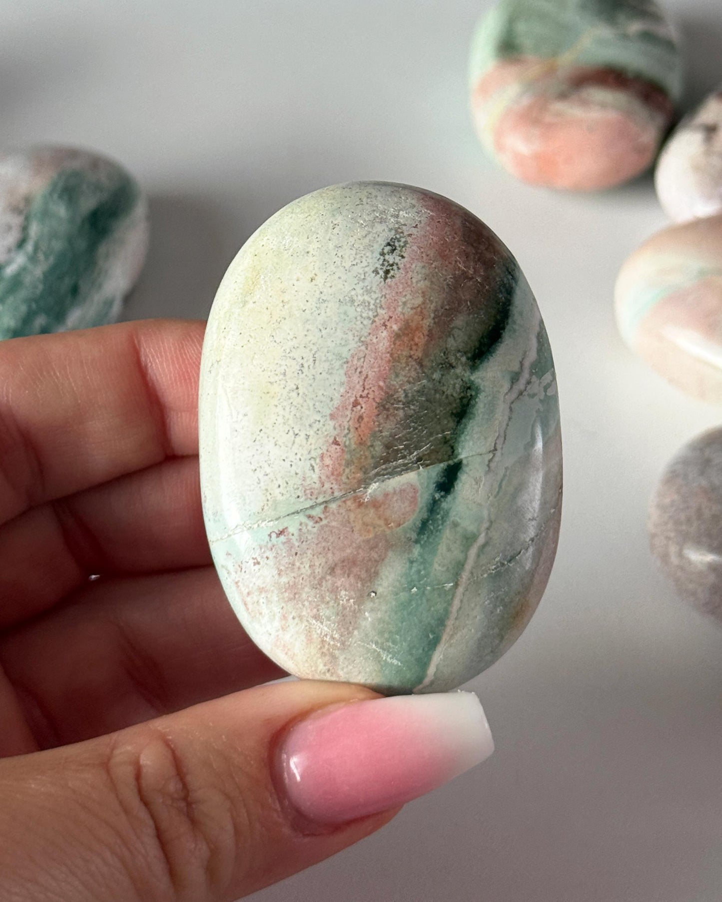 Unicorn Jasper Palm Stone