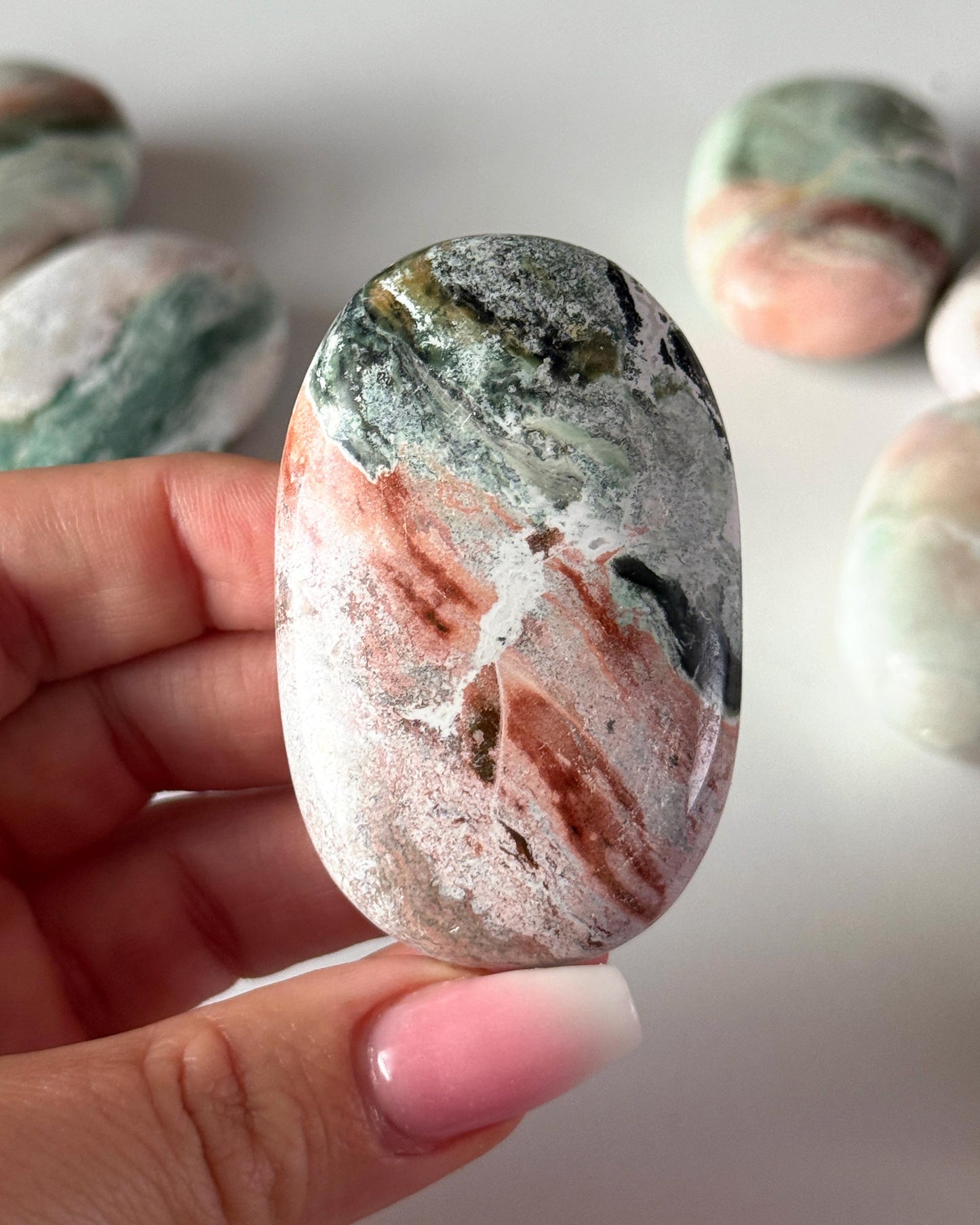 Unicorn Jasper Palm Stone