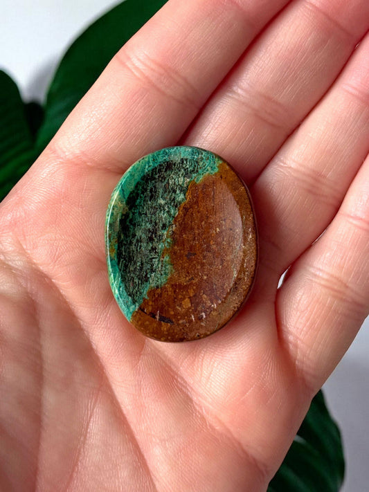Chrysocolla Worry Stone