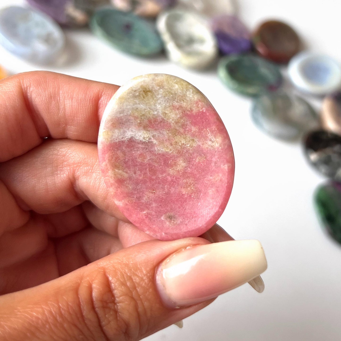 Thulite Worry Stone