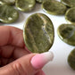 Earthy Vesuvianite Worry Stone