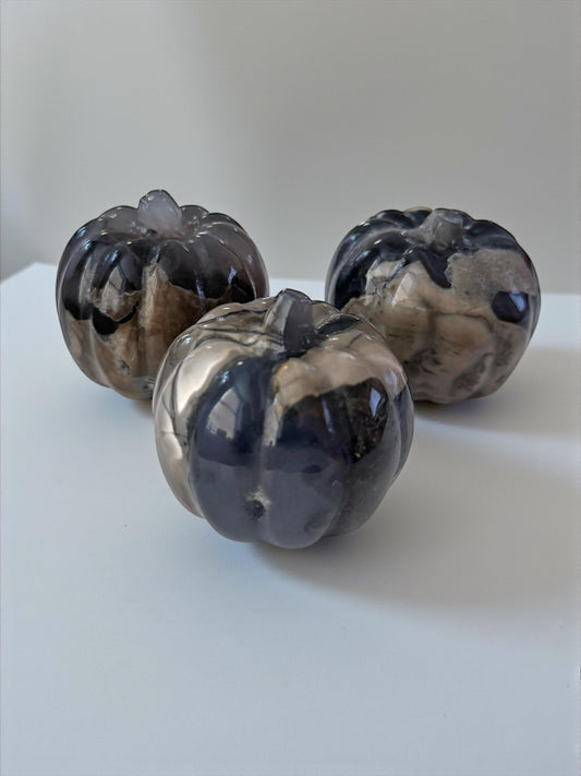 Volcanic Agate Pumpkin