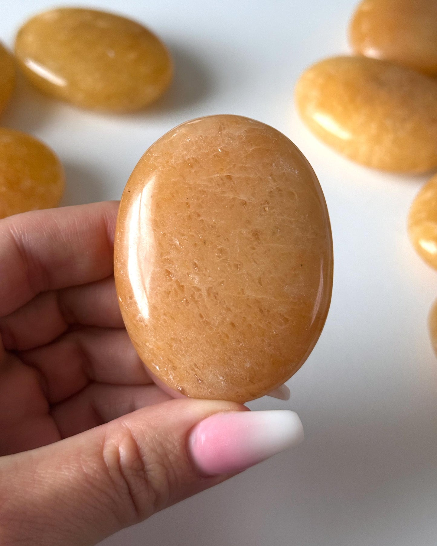 Yellow Aventurine Palm Stone