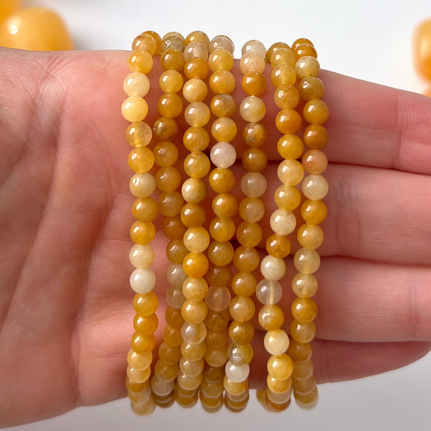 Yellow Aventurine Bracelet 4mm