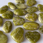 Yellow Green Serpentine Small Palm Stone