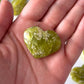 Yellow Green Serpentine Small Palm Stone