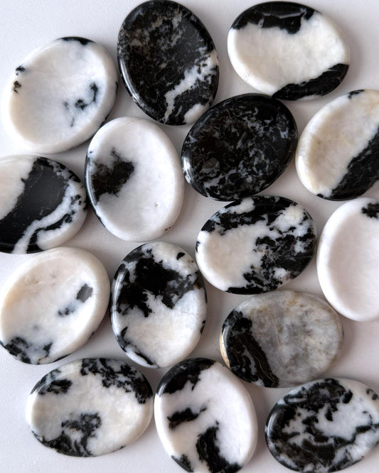 Zebra Jasper Worry Stone