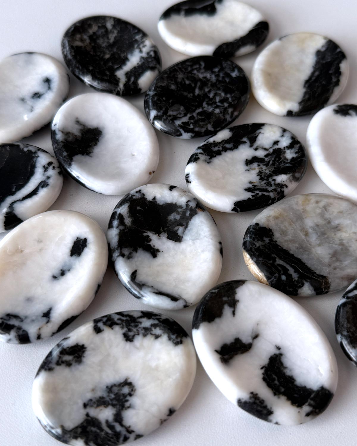 Zebra Jasper Worry Stone
