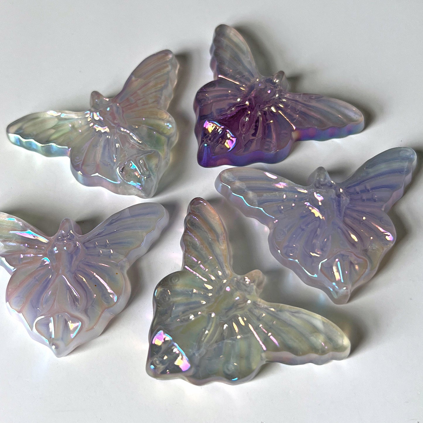 Aura Fluorite Fairy Carving