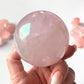 Aura Rose Quartz Sphere 65-73mm