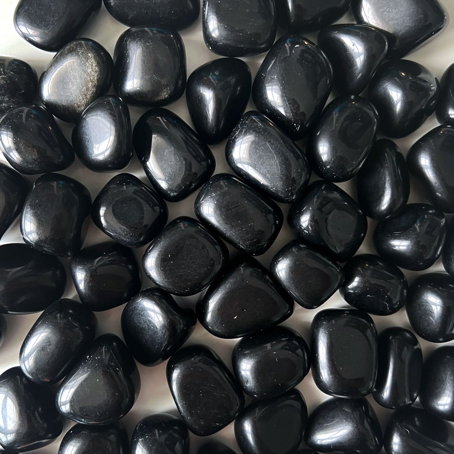 Black Obsidian Tumbled