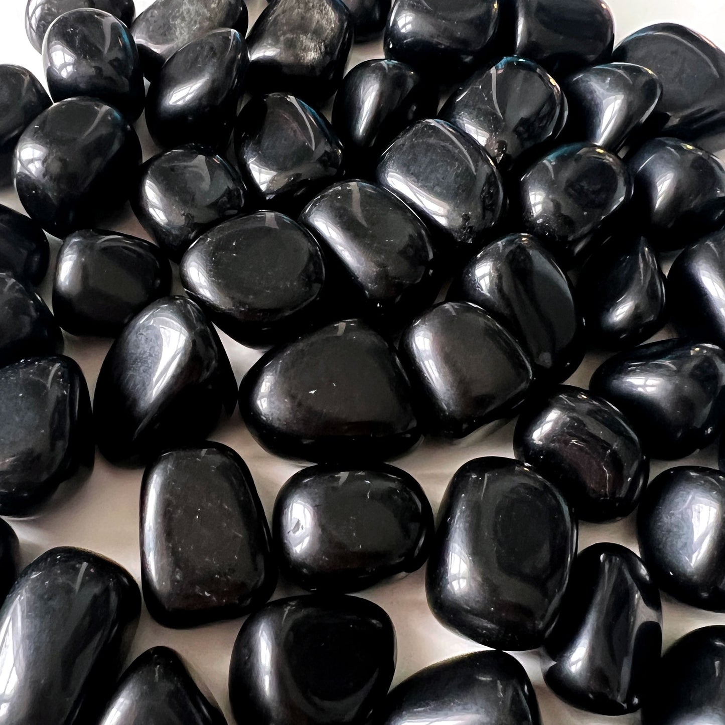 Black Obsidian Tumbled