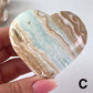 Caribbean Calcite Heart