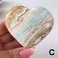 Caribbean Calcite Heart