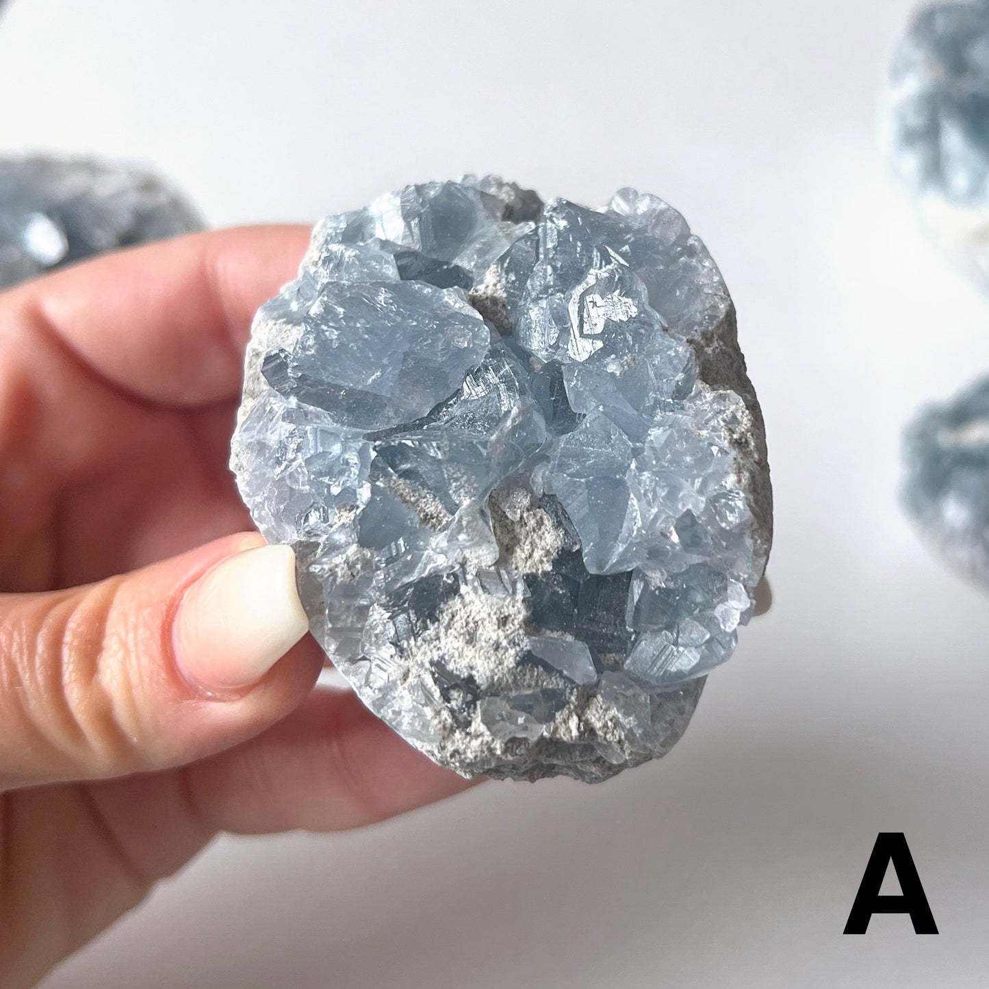 Celestite Raw Cluster