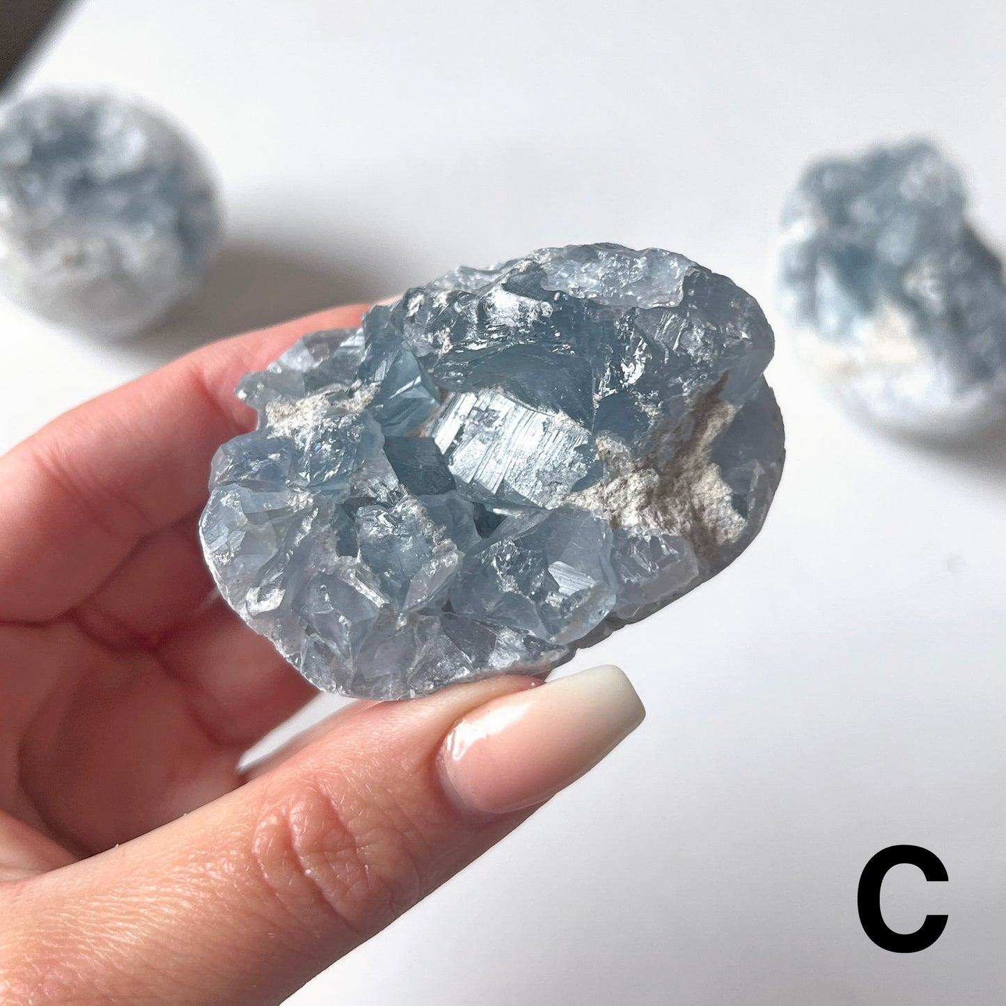 Celestite Raw Cluster