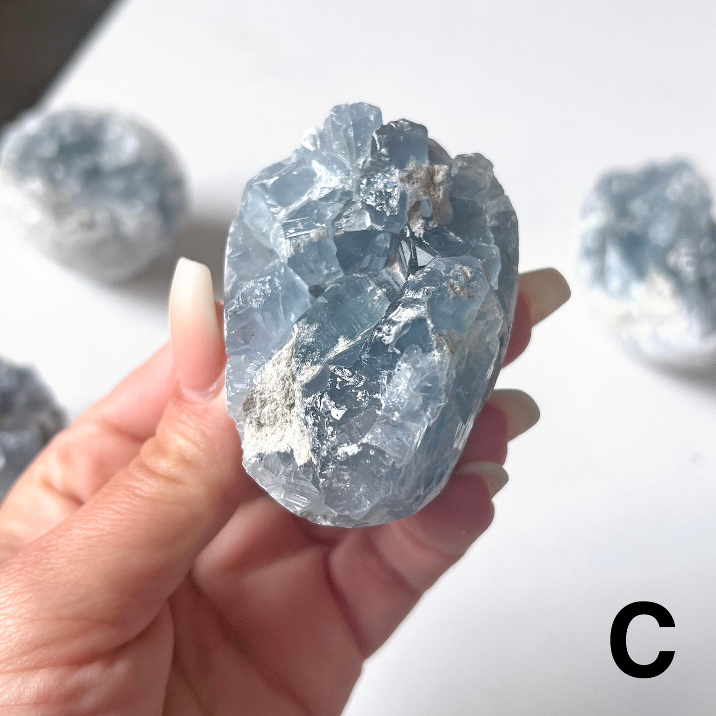 Celestite Raw Cluster