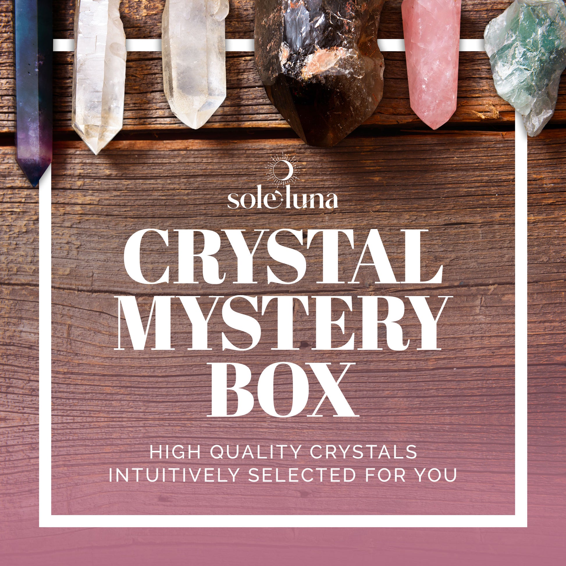 Monthly Mystery Subscription Crystal Box - Real crystals –