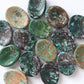 Earthy Peruvian Chrysocolla Worry Stone