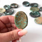 Earthy Peruvian Chrysocolla Worry Stone