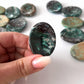 Earthy Peruvian Chrysocolla Worry Stone